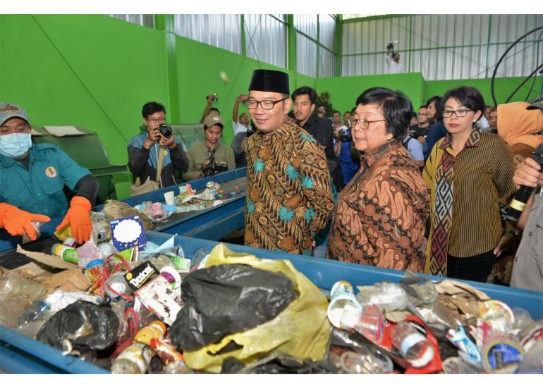 Peresmian Fasilitas Pengelolaan Sampah di 6 Kabupaten/Kota Das Citarum